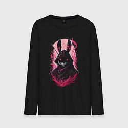 Мужской лонгслив Кролик самурай