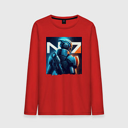 Мужской лонгслив Mass Effect - character ai art fantasy