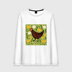 Мужской лонгслив Курочка ряба