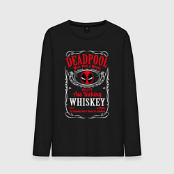 Мужской лонгслив Deadpool whiskey