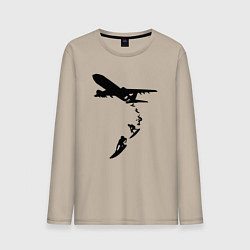 Мужской лонгслив Surfer plane