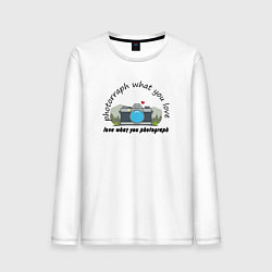 Мужской лонгслив Фотографируй то что любишь