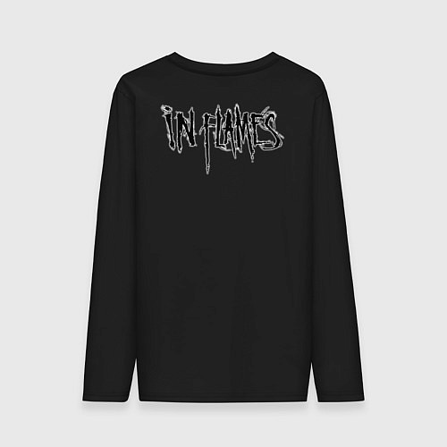 Мужской лонгслив In Flames Mask / Черный – фото 2