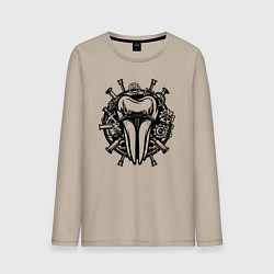 Мужской лонгслив Зуб в механике