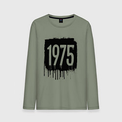 Лонгслив хлопковый мужской Готический 1975 год, цвет: авокадо