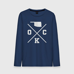 Мужской лонгслив OKC map