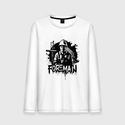 Мужской лонгслив Прораб граффити