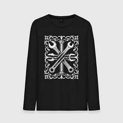 Мужской лонгслив Переплетение ключей