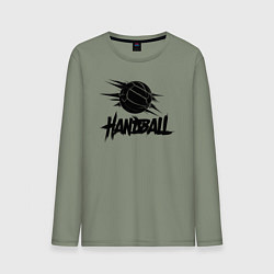 Мужской лонгслив Динамичный гандбол