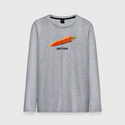 Мужской лонгслив Антон Морковь