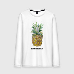 Мужской лонгслив Ананас Born to be juicy