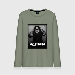 Мужской лонгслив Оззи Осборн память