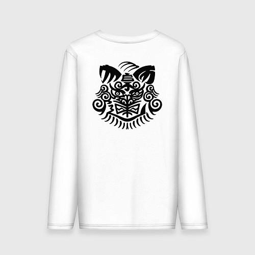 Мужской лонгслив Тогамэ арт - Ветролом / Белый – фото 2