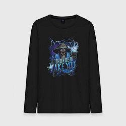 Мужской лонгслив Райден - гром заберёт тебя