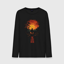 Лонгслив хлопковый мужской Одни из нас, цвет: черный