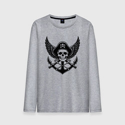 Мужской лонгслив Пиратский крылатый дух
