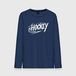 Мужской лонгслив Хоккей с шайбой