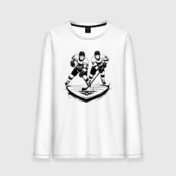 Мужской лонгслив Хоккейная дуэль