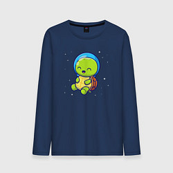 Мужской лонгслив Черепашка в космосе