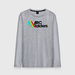 Лонгслив хлопковый мужской ARC Raiders - Атмосфера ретро-будущего, цвет: меланж