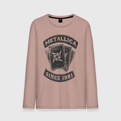Мужской лонгслив Metallica: since 1981