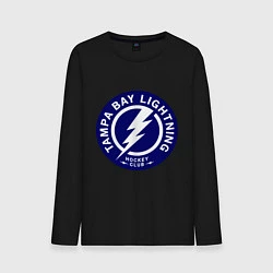 Лонгслив хлопковый мужской HC Tampa Bay Lightning, цвет: черный