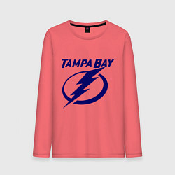 Лонгслив хлопковый мужской HC Tampa Bay, цвет: коралловый