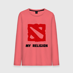 Мужской лонгслив Dota 2: My Religion