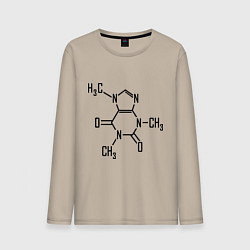 Мужской лонгслив Кофеин формула