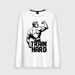 Мужской лонгслив Train hard