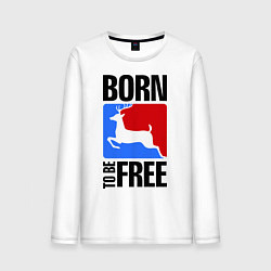 Мужской лонгслив Born to be free