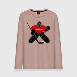 Мужской лонгслив Хоккей Россия