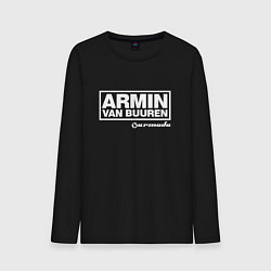 Лонгслив хлопковый мужской Armin van Buuren, цвет: черный