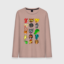 Мужской лонгслив Hotline Miami Masks