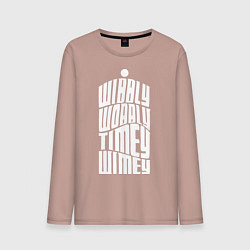 Мужской лонгслив Talk Whovian To Me