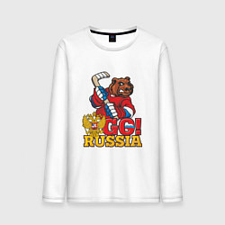 Мужской лонгслив Hockey: Go Russia