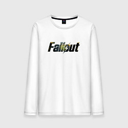 Лонгслив хлопковый мужской Fallout 4: Gameplay, цвет: белый
