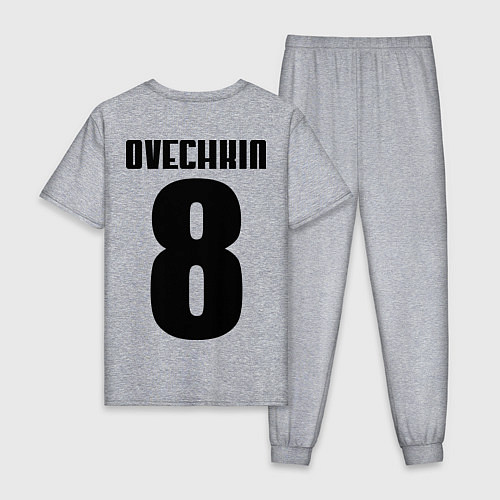 Мужская пижама Washington Capitals: Ovechkin / Меланж – фото 2