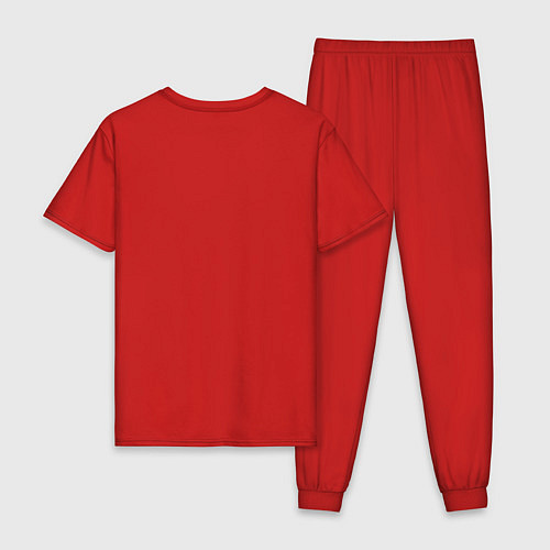 Мужская пижама Пиратский знак / Красный – фото 2