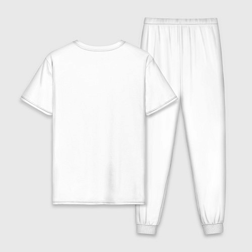 Мужская пижама 2pac (black) / Белый – фото 2