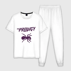 Пижама хлопковая мужская The Prodigy: Ant, цвет: белый