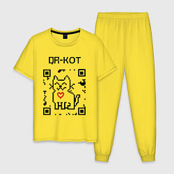 Мужская пижама QR-code-kote