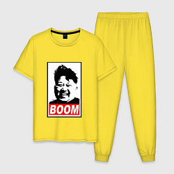 Пижама хлопковая мужская BOOM: Kim Chen Eun, цвет: желтый