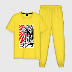 Мужская пижама Godzilla Poster