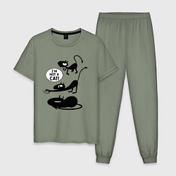 Мужская пижама I'm not a CAT!