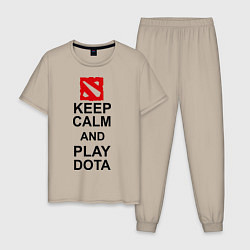 Мужская пижама Keep Calm & Play Dota