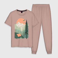 Мужская пижама Wood Adventure