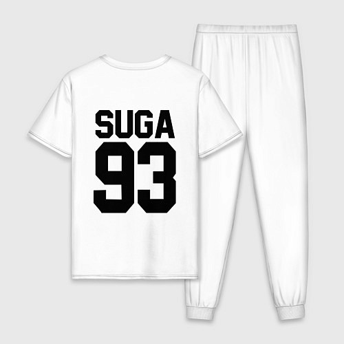Мужская пижама BTS SUGA / Белый – фото 2