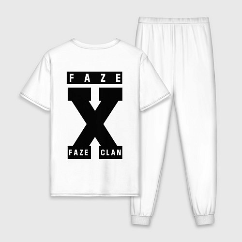 Мужская пижама FaZe Clan / Белый – фото 2