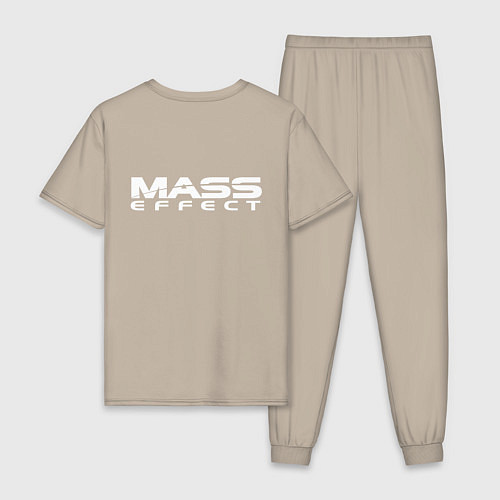 Мужская пижама Mass Effect N7 / Миндальный – фото 2